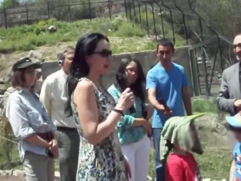 Astrid Clifford at Yerevan Zoo in Armenia